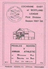 Peebles rovers annan for sale  DUNBAR