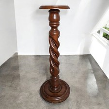 Suporte de coluna de madeira vintage mesa redonda H 100 cm de altura decoração  comprar usado  Enviando para Brazil