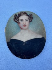Antique portrait miniature for sale  WIMBORNE