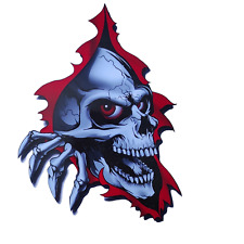 Skelett aufkleber totenkopf gebraucht kaufen  Großrosseln