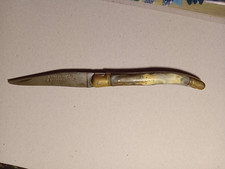 couteau laguiole calmels hors concours 2 pieces poinçon, corne ressort  faible., usado comprar usado  Enviando para Brazil