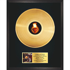 Dream Theater - Imagens e Palavras / LP Ouro 12" / Lembrança em moldura preta / Rock comprar usado  Enviando para Brazil
