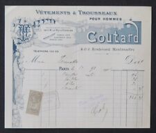 Facture paris 1901 d'occasion  Nantes-