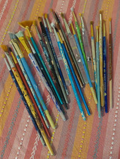 Usado, Pincéis de pintura de artista usados - Lote misto 20 várias marcas, artesanato, pintura coberta comprar usado  Enviando para Brazil