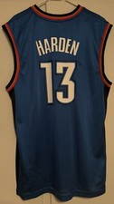 Camiseta James Harden Oklahoma City Thunder NBA Masculina L Adidas Vintage Barba OKC #13 comprar usado  Enviando para Brazil