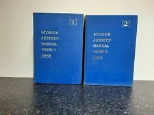 Stones justices manual for sale  BROUGH