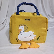 Lancheira/saco isolado Yellow Duck para crianças piquenique escolar reutilizável, usado comprar usado  Enviando para Brazil