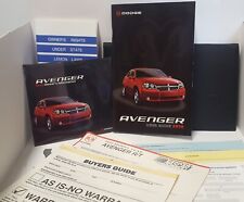 2010 DODGE Avenger Guia do Usuário Informações do Proprietário DVD Janela Adesivo Pasta de Vinil, usado comprar usado  Enviando para Brazil