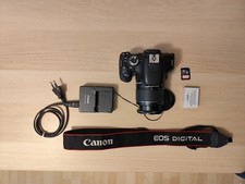 Canon EOS 600D 18.0MP (z obiektywem EF-S 18-55mm) + karta SD, ładowarka, oryginalna Bateria, używany na sprzedaż  Wysyłka do Poland