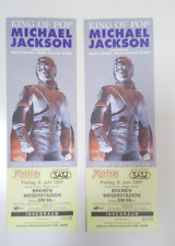  1 MICHAEL JACKSON 1977 HISTORY TOUR CONCERT A PAIR OF TICKETS BREMEN GERMANY   , usado comprar usado  Enviando para Brazil