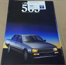 Catalogue publicitaire peugeot d'occasion  Châteauneuf-sur-Sarthe