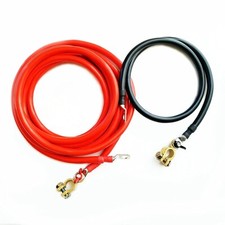 Kit de realocação de bateria, cabo de 2 AWG, poste superior 8 pés vermelho / 4 pés preto, fabricado nos EUA comprar usado  Enviando para Brazil