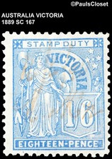 Boneco Victoria 1889 Sc 167 Victoria azul 1-/6p USADO F/VF comprar usado  Enviando para Brazil