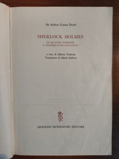 Libro sherlock holmes usato  Roma