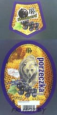 Poland Brewery Czarny Kot Porzeczka Beer Label Microbrewery Bear Bär Ours di9.1y na sprzedaż  PL