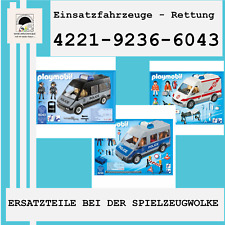 Playmobil polizeiwagen rettung gebraucht kaufen  Tarp