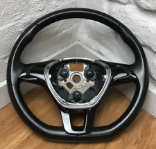 Volante de couro preto genuíno VW Flat Bottom 6C0419091. Polo 6R Caddy. 5D comprar usado  Enviando para Brazil