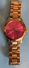 Relógio de pulso feminino Michael Kors Runway 45 mm aço inoxidável tom dourado comprar usado  Enviando para Brazil