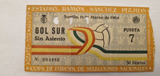 Ticket stub spain for sale  MANCHESTER