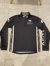 Camisa camuflada Kent Quarter con cremallera para hombre ropa de caza para hombre, camisa camuflada talla pequeña segunda mano  Embacar hacia Mexico