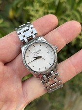Relógio feminino Tissot Couturier diamante T035.210.61.011.00 34 mm comprar usado  Enviando para Brazil