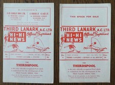 Third lanark football for sale  UK