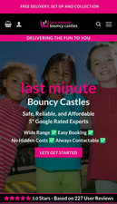 Complete bouncy castle for sale  HATFIELD