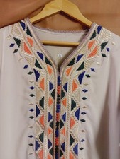 Embroidered elegant kaftan for sale  LONDON