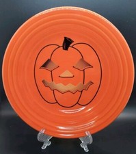 Prato de almoço Fiestaware assustador abóbora brilhante papoula Halloween aposentado  comprar usado  Enviando para Brazil