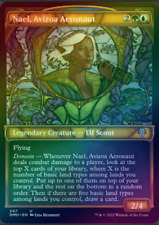 Vitrine de folha texturizada Nael, Avizoa Aeronaut Dominaria United MTG incomum comprar usado  Enviando para Brazil