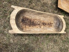 Antique dough bowl for sale  ASHFORD