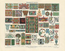 Rnamente mittelalter mosaik gebraucht kaufen  Grabenstätt