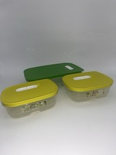 Tuppeware NOVO frigorífico inteligente conjunto de 3 peças frutas vegetais armazenamento, usado comprar usado  Enviando para Brazil