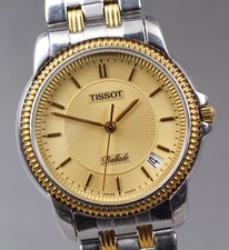 Usado, [Quase em perfeito estado] Relógio masculino Tissot Ballade automático C277/377W mostrador dourado prata  comprar usado  Enviando para Brazil