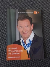 Biglietto autografo norbert usato  Spedire a Italy