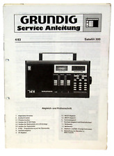 Grundig service anleitung gebraucht kaufen  Westerrönfeld