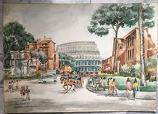 Acquerello spinelli pino usato  Milano