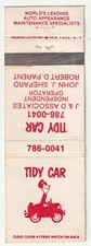 Matchbook cover tidy for sale  Tiskilwa