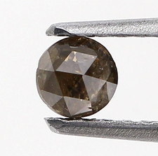0.26CT 3.5 MM Gris Color Corte Redondo Diamante Natural Loose A Hacer Fino Joya, usado comprar usado  Enviando para Brazil