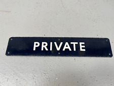 Old enamel doorplate for sale  SUNDERLAND