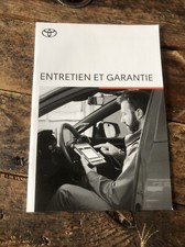 Carnet entretien toyota d'occasion  Voujeaucourt
