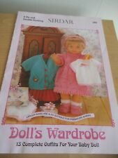 Sirdar doll wardrobe for sale  LYMM