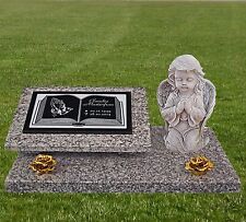 Granitowy nagrobek PŁYTA NAGROBNA nagrobek dekoracja nagrobna ► z grawerem ◄ 60x40 cm - gg54s na sprzedaż  Wysyłka do Poland