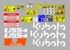 Kubota decalcomanie adesivi usato  Campagna