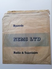 THE BEATLES  NEMS  LP  BAG  FROM   NEMS  LIVERPOOL BRIAN EPSTEIN'S RECORD SHOP comprar usado  Enviando para Brazil