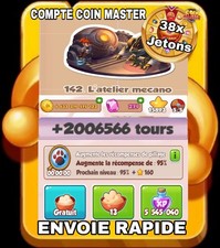 Compte coin master d'occasion  Thourotte