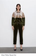 Zara velvet tracksuit for sale  LANCASTER