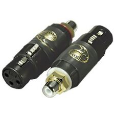 Plugues adaptadores CARDAS AUDIO XLR fêmea para fêmea RCA, conectores FXLR-FRCA (par) comprar usado  Enviando para Brazil