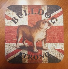 Sottobicchiere birra bulldog usato  Treviglio