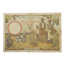 Algerie billet 1000 d'occasion  Valence